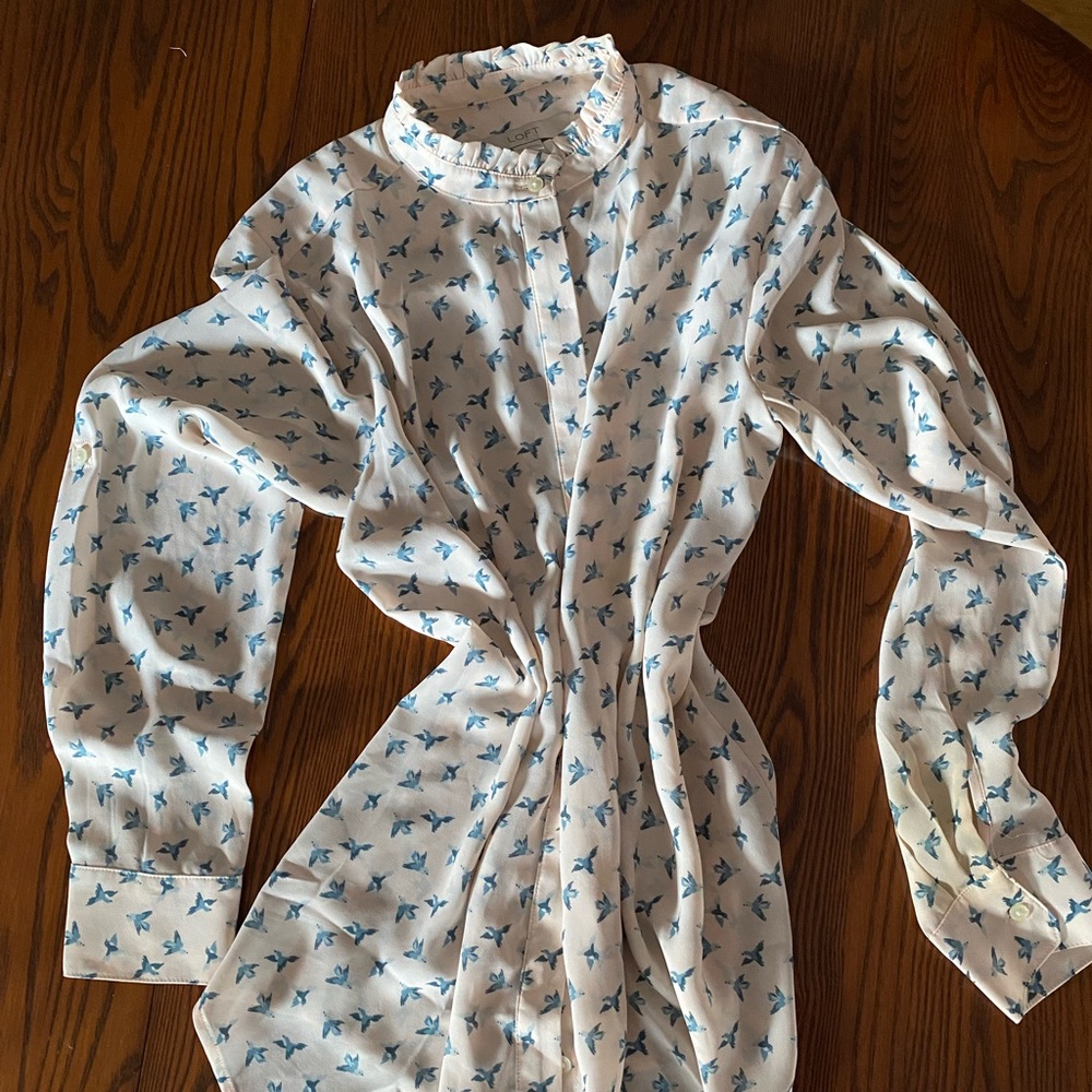 Pink Maternity Blouse